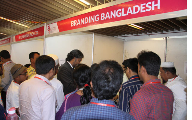Booth of employer at the event.