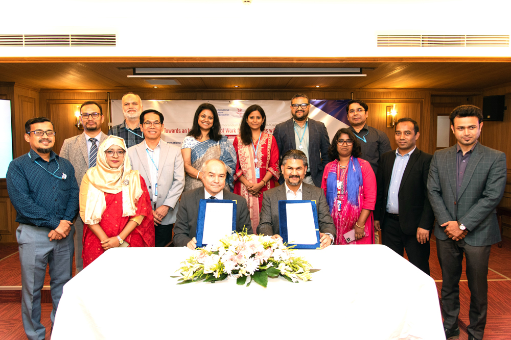 Teams ILO and BBDN Celebrate Partnership with a Signed MoU