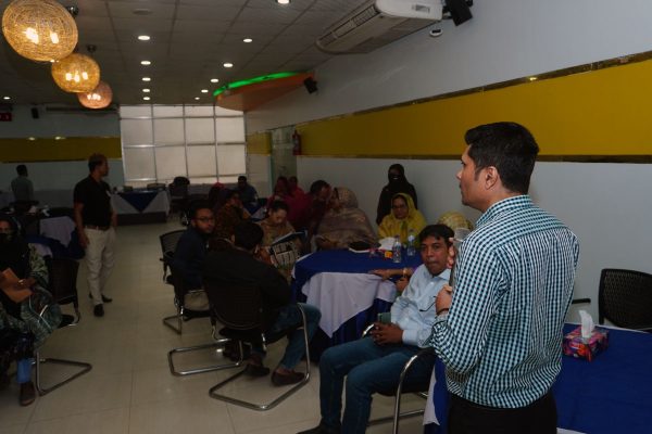 Mr. Arup Ratan Chowdhury, Programme Manager at BBDN, facilitating a session.