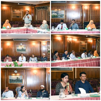 Part of participants sharing their reflections and comments.