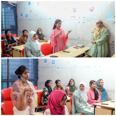 Part of trainees expressing their feelings on successful completion of the training.