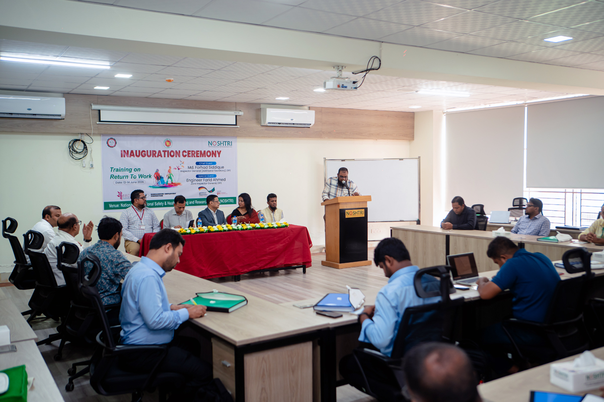 Inauguration ceremony going on being moderated by Md Tareq Mahmud, Deputy Program Manager, BBDN.